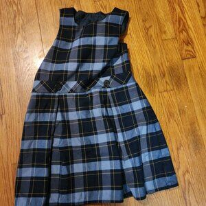 Girls Plaid Dress